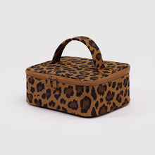 Load image into Gallery viewer, Baggu Small Puffy Cosmetic Case Leopard