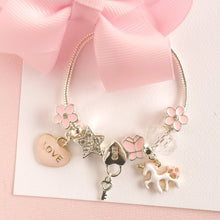 Load image into Gallery viewer, Unicorn Charm Bracelet: Boxed
