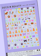 Load image into Gallery viewer, Nail Art Stickers - PET SHOP