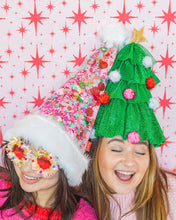 Load image into Gallery viewer, Holly Jolly Christmas Tree Hat