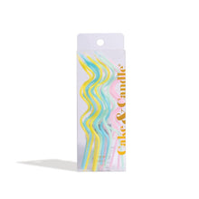 Load image into Gallery viewer, Swirly Cake Candles / Pastel (Pk 16)