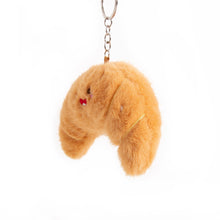 Load image into Gallery viewer, PLUSH KEYCHAIN CROISSANT HF