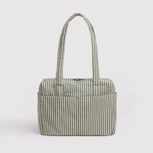 Load image into Gallery viewer, Baggu Everyday Cloud Bag Sage Stripe
