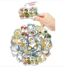 Load image into Gallery viewer, Mofusand Can Jelly 30 Stickers Set  – Fruit Cat Peach