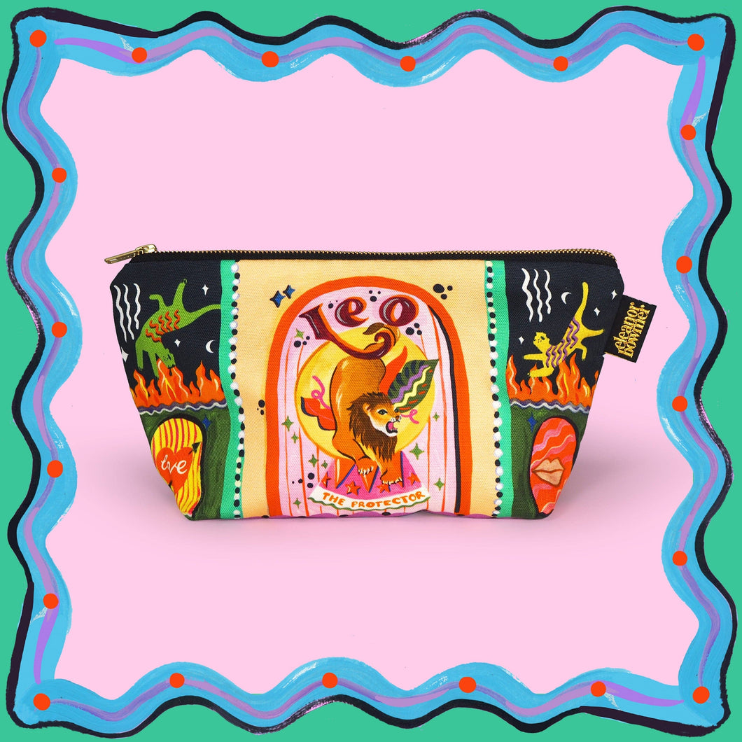 Leo Zodiac Toiletry Bag