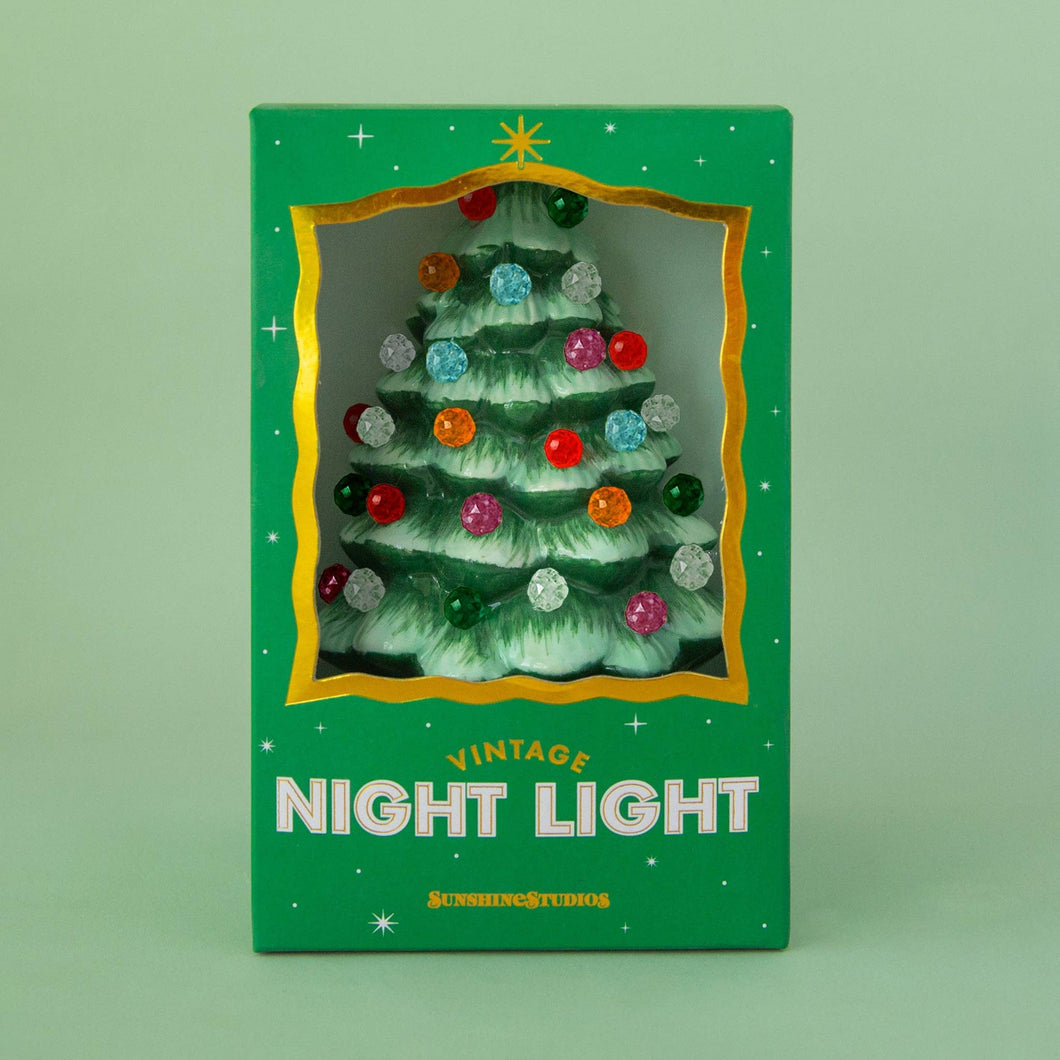 Vintage Tree Night Light Limited Edition Gumdrop Green