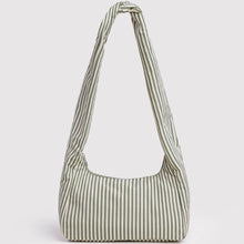 Load image into Gallery viewer, Baggu Nylon Meringue Bag Sage Stripe