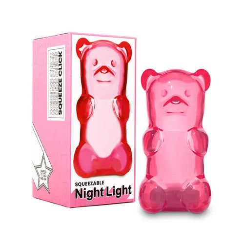 Gummybear Nightlights – Squeezable Fun | Strawberry