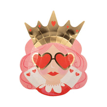 Load image into Gallery viewer, Queen of Hearts Plates (Pack 8)