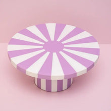 Load image into Gallery viewer, Sunburst Lilac Resin Cake Stand