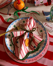 Load image into Gallery viewer, Stars &amp; Stripe Christmas Cotton Napkins (Set of 4)