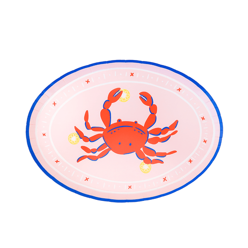 Le Dinner Crab Platter Charger Plates