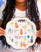 Load image into Gallery viewer, Cat Party Plate (Pack 8)
