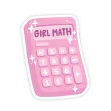 Load image into Gallery viewer, Girl Math Calculator - Vinyl Sticker