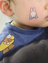 Load image into Gallery viewer, Miffy Temporary Tattoo Sticker Sheet – Water Transfer Decal