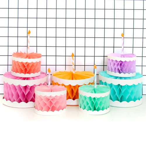 Honeycomb Rainbow Cakes (Set of 7)