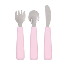 Load image into Gallery viewer, Toddler Feedie® Cutlery Set - Powder Pink