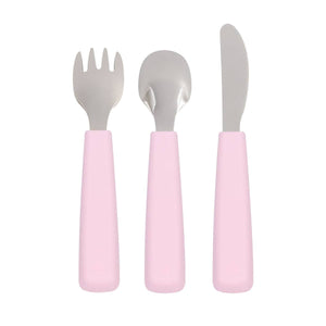 Toddler Feedie® Cutlery Set - Powder Pink
