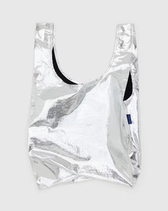 Baggu - Metallic Silver Standard Bag