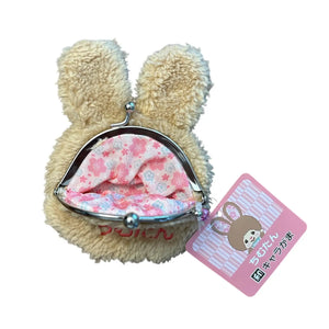 Monchhichi Sakura Coin Purse - Beige Bunny