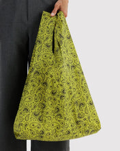 Load image into Gallery viewer, Baggu Standard Baggu Chartreuse Paisley