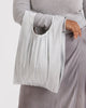 Baggu Pleated Chrome Metallic