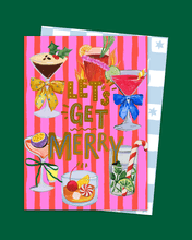 Load image into Gallery viewer, Let's Get Merry Card