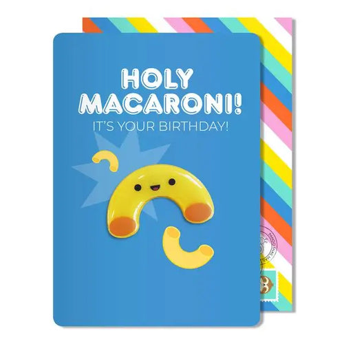 Holy Macaroni Birthday Card