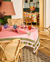 Load image into Gallery viewer, KIP &amp; Co. Flower Chain Embroidered Standard Rectangle Tablecloth