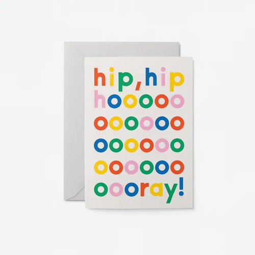 Hip, Hop, Horay! Birthday Card