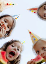 Load image into Gallery viewer, Pom Pom Circus Party Hats (DIY)