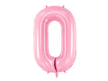 Load image into Gallery viewer, Bubblegum Pink Number Foil Balloon 86cm