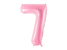 Load image into Gallery viewer, Bubblegum Pink Number Foil Balloon 86cm