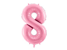 Load image into Gallery viewer, Bubblegum Pink Number Foil Balloon 86cm