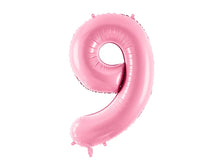 Load image into Gallery viewer, Bubblegum Pink Number Foil Balloon 86cm