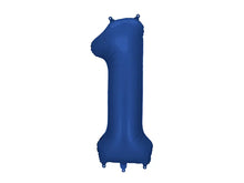 Load image into Gallery viewer, Navy Blue Number Foil Balloon 86cm