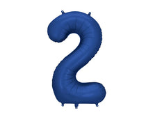 Load image into Gallery viewer, Navy Blue Number Foil Balloon 86cm