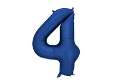Load image into Gallery viewer, Navy Blue Number Foil Balloon 86cm