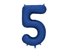 Load image into Gallery viewer, Navy Blue Number Foil Balloon 86cm