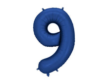 Load image into Gallery viewer, Navy Blue Number Foil Balloon 86cm