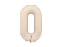 Load image into Gallery viewer, Light Beige Number Foil Balloon 86cm