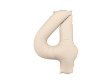 Load image into Gallery viewer, Light Beige Number Foil Balloon 86cm