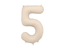Load image into Gallery viewer, Light Beige Number Foil Balloon 86cm