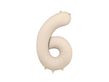 Load image into Gallery viewer, Light Beige Number Foil Balloon 86cm