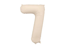 Load image into Gallery viewer, Light Beige Number Foil Balloon 86cm
