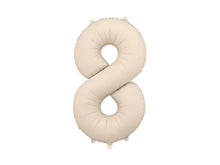 Load image into Gallery viewer, Light Beige Number Foil Balloon 86cm