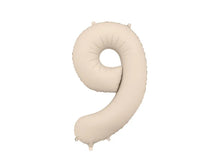 Load image into Gallery viewer, Light Beige Number Foil Balloon 86cm