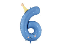 Load image into Gallery viewer, Party Number 6 Foil Balloon