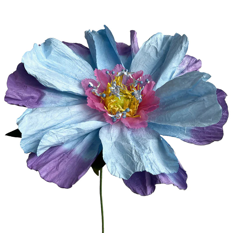 Paper Flower Blue Dancing Flower XL