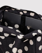 Load image into Gallery viewer, Baggu Everyday Cloud Bag - Black and Cream Polka Dot